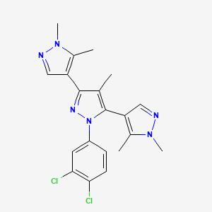 1-(3,4-dichlorophenyl)-3,5-bis(1,5-dimethylpyrazol-4-yl)-4-methylpyrazole