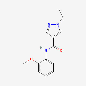 1-ethyl-N-(2-methoxyphenyl)-1H-pyrazole-4-carboxamide