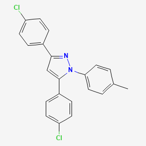 3,5-bis(4-chlorophenyl)-1-(4-methylphenyl)-1H-pyrazole