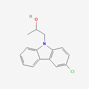 molecular formula C15H14ClNO B10911796 1-(3-Chloro-9H-carbazol-9-yl)-2-propanol 