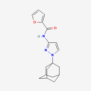 N~2~-[1-(1-Adamantyl)-1H-pyrazol-3-YL]-2-furamide