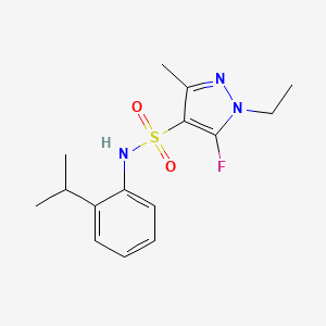 1-Ethyl-5-fluoro-N-(2-isopropylphenyl)-3-methyl-1H-pyrazole-4-sulfonamide