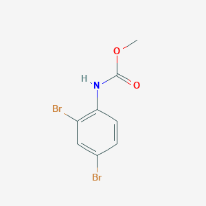 molecular formula C8H7Br2NO2 B10911988 Methyl N-(2,4-dibromophenyl)carbamate 