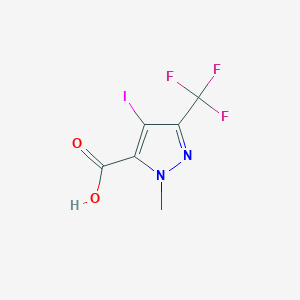 4-iodo-1-methyl-3-(trifluoromethyl)-1H-pyrazole-5-carboxylic acid