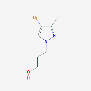 3-(4-Bromo-3-methyl-1H-pyrazol-1-yl)propan-1-ol