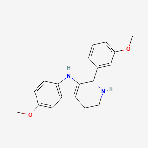 6-methoxy-1-(3-methoxyphenyl)-2,3,4,9-tetrahydro-1H-beta-carboline