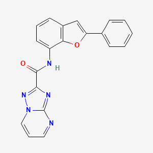 N-(2-phenyl-1-benzofuran-7-yl)[1,2,4]triazolo[1,5-a]pyrimidine-2-carboxamide