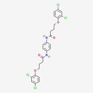 N,N'-benzene-1,4-diylbis[4-(2,4-dichlorophenoxy)butanamide]