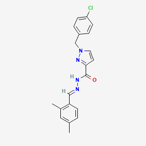 1-(4-chlorobenzyl)-N'-[(E)-(2,4-dimethylphenyl)methylidene]-1H-pyrazole-3-carbohydrazide