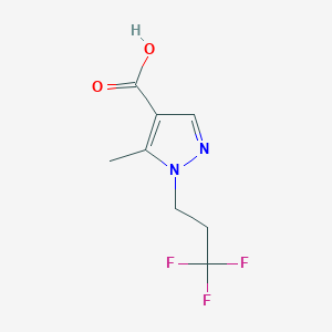 5-Methyl-1-(3,3,3-trifluoropropyl)-1H-pyrazole-4-carboxylic acid