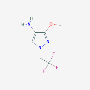 3-Methoxy-1-(2,2,2-trifluoroethyl)-1H-pyrazol-4-amine