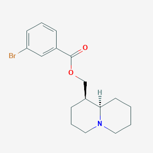 (1R,9aR)-octahydro-2H-quinolizin-1-ylmethyl 3-bromobenzoate