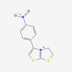 5-(4-Nitrophenyl)-2,3-dihydro[1,3]thiazolo[2,3-b][1,3]thiazol-4-ium