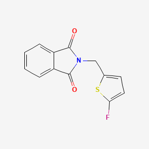 2-[(5-fluorothiophen-2-yl)methyl]-2,3-dihydro-1H-isoindole-1,3-dione