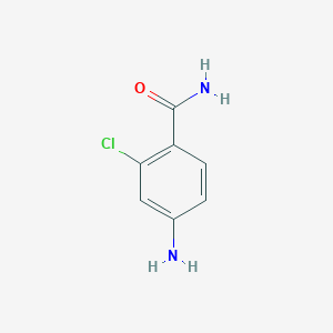 molecular formula C7H7ClN2O B109128 4-氨基-2-氯苯甲酰胺 CAS No. 211374-81-1