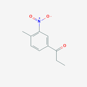 B109130 1-(4-Methyl-3-nitrophenyl)propan-1-one CAS No. 50630-41-6