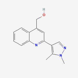 (2-(1,5-Dimethyl-1H-pyrazol-4-yl)quinolin-4-yl)methanol