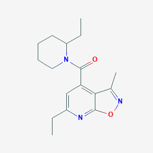 2-Ethyl-1-((6-ethyl-3-methyl-[1,2]oxazolo[5,4-b]pyridin-4-yl)carbonyl)piperidine