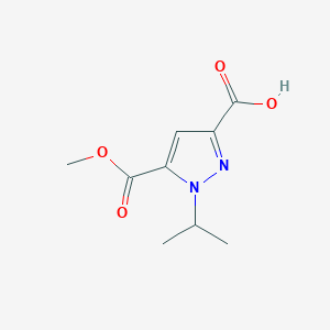 5-(methoxycarbonyl)-1-(propan-2-yl)-1H-pyrazole-3-carboxylic acid