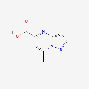 2-Iodo-7-methylpyrazolo[1,5-a]pyrimidine-5-carboxylic acid