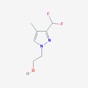 2-[3-(Difluoromethyl)-4-methyl-1H-pyrazol-1-yl]ethanol