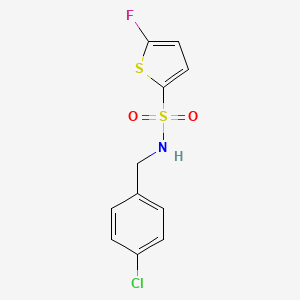 N-(4-Chlorobenzyl)-5-fluorothiophene-2-sulfonamide