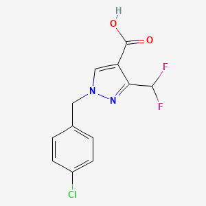 1-(4-Chlorobenzyl)-3-(difluoromethyl)-1H-pyrazole-4-carboxylic acid