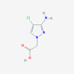 (3-amino-4-chloro-1H-pyrazol-1-yl)acetic acid