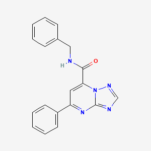 N-benzyl-5-phenyl[1,2,4]triazolo[1,5-a]pyrimidine-7-carboxamide