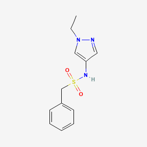 N-(1-ethyl-1H-pyrazol-4-yl)-1-phenylmethanesulfonamide