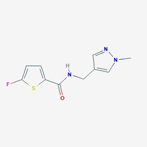 5-Fluoro-N-((1-methyl-1H-pyrazol-4-yl)methyl)thiophene-2-carboxamide