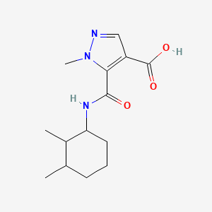 5-[(2,3-dimethylcyclohexyl)carbamoyl]-1-methyl-1H-pyrazole-4-carboxylic acid