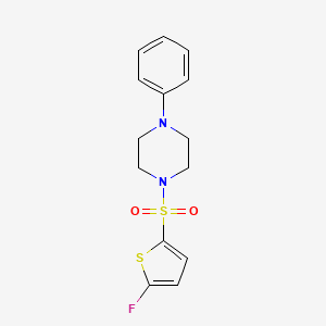 1-[(5-Fluoro-2-thienyl)sulfonyl]-4-phenylpiperazine