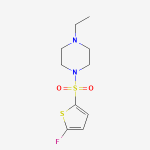 1-Ethyl-4-[(5-fluorothiophen-2-yl)sulfonyl]piperazine