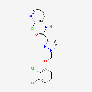 N-(2-chloropyridin-3-yl)-1-[(2,3-dichlorophenoxy)methyl]-1H-pyrazole-3-carboxamide