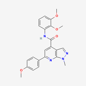 N-(2,3-dimethoxyphenyl)-6-(4-methoxyphenyl)-1-methyl-1H-pyrazolo[3,4-b]pyridine-4-carboxamide