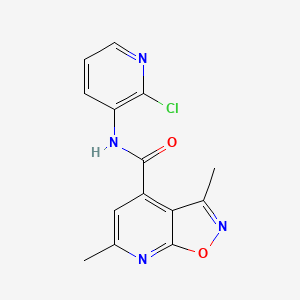 N-(2-chloropyridin-3-yl)-3,6-dimethyl[1,2]oxazolo[5,4-b]pyridine-4-carboxamide