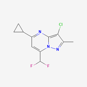 3-Chloro-5-cyclopropyl-7-(difluoromethyl)-2-methylpyrazolo[1,5-a]pyrimidine