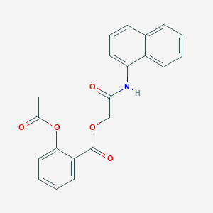 2-(Naphthalen-1-ylamino)-2-oxoethyl 2-(acetyloxy)benzoate