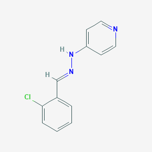 4-[(2E)-2-(2-chlorobenzylidene)hydrazinyl]pyridine