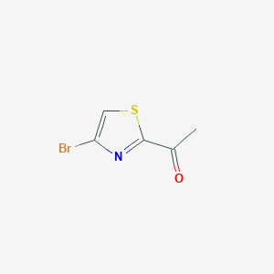 molecular formula C5H4BrNOS B109149 1-(4-溴噻唑-2-基)乙酮 CAS No. 208264-53-3