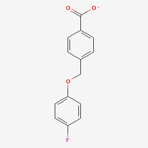 4-[(4-Fluorophenoxy)methyl]benzoate