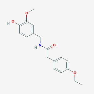 B010915 ACETAMIDE, 2-(p-ETHOXYPHENYL)-N-VANILLYL- CAS No. 101651-31-4
