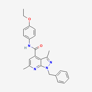 1-benzyl-N-(4-ethoxyphenyl)-3,6-dimethyl-1H-pyrazolo[3,4-b]pyridine-4-carboxamide