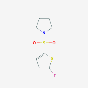 1-[(5-Fluorothiophen-2-yl)sulfonyl]pyrrolidine