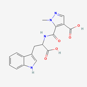 N-[(4-carboxy-1-methyl-1H-pyrazol-5-yl)carbonyl]tryptophan