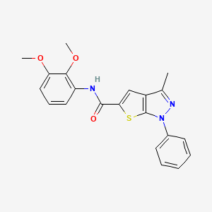 N-(2,3-dimethoxyphenyl)-3-methyl-1-phenyl-1H-thieno[2,3-c]pyrazole-5-carboxamide