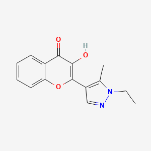 2-(1-ethyl-5-methyl-1H-pyrazol-4-yl)-3-hydroxy-4H-chromen-4-one