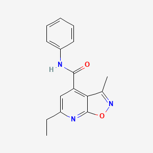 6-ethyl-3-methyl-N-phenyl[1,2]oxazolo[5,4-b]pyridine-4-carboxamide