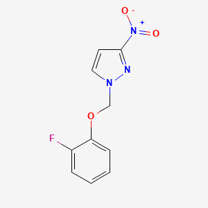 1-((2-Fluorophenoxy)methyl)-3-nitro-1H-pyrazole